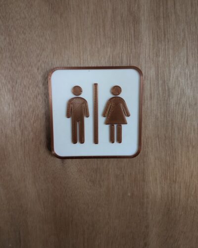 Bathroom signs