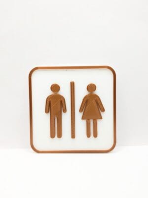 Bathroom signs